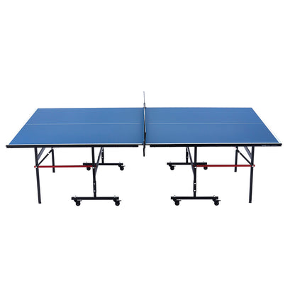 Ping Pong Table Foldable Table Tennis Game Table Indoor with Clamp Net