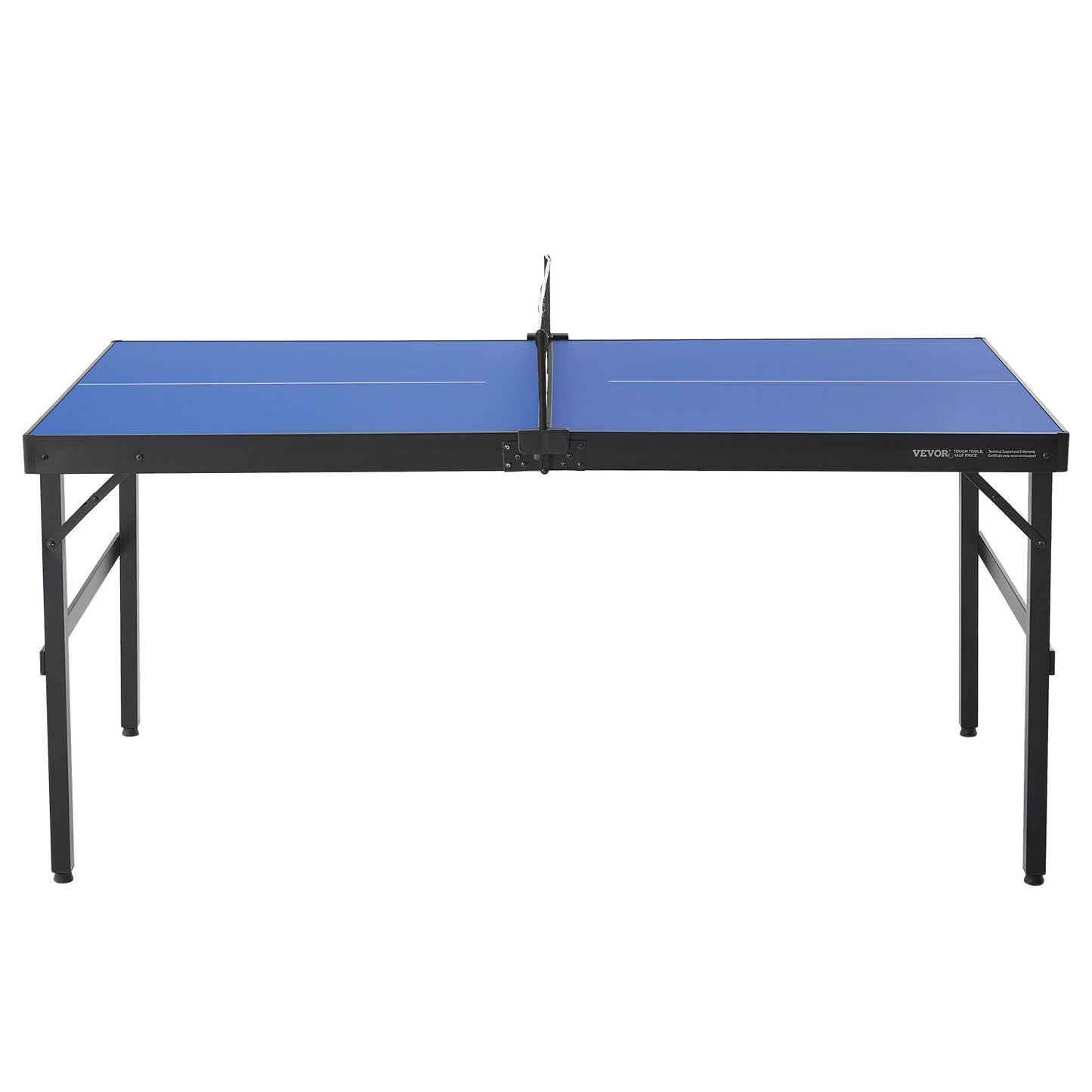 Mellanstor pingisbord Vikbart bordtennisspelbord inomhus med nät
