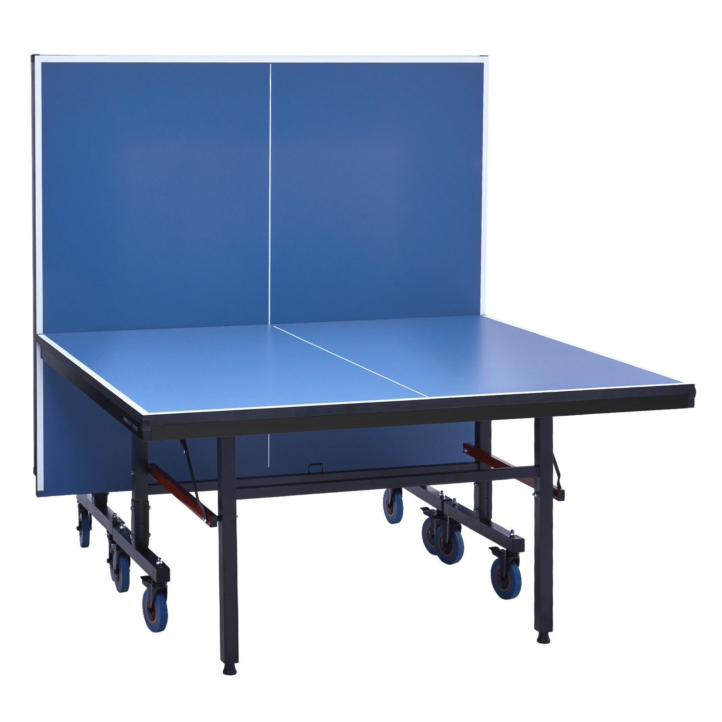 Ping Pong Table Foldable Table Tennis Game Table Indoor with Clamp Net