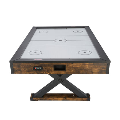 214 cm Air Hockey Table Air Powered Arcade Table Electronic Scorer Pushers