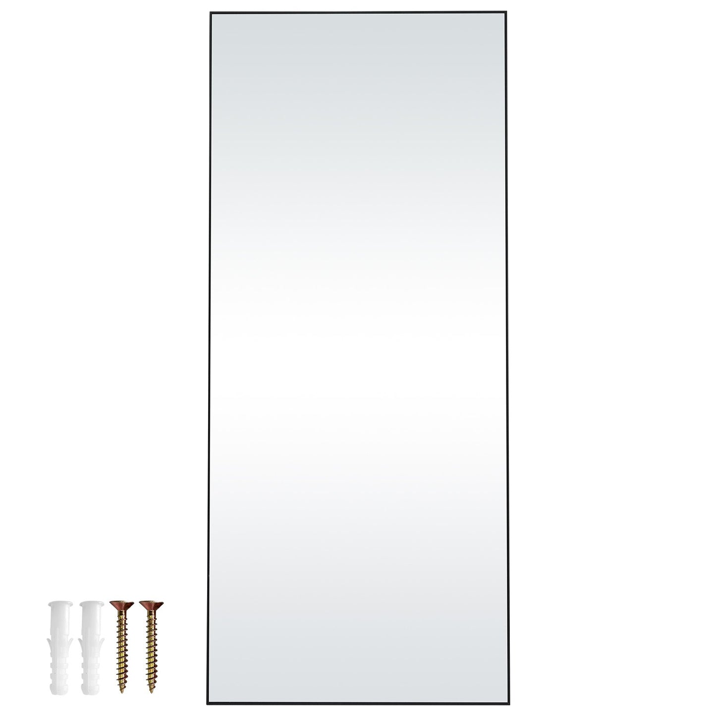 Full Length Floor Mirror 71'' x 31'' Freestanding Wall Mounted with Stand