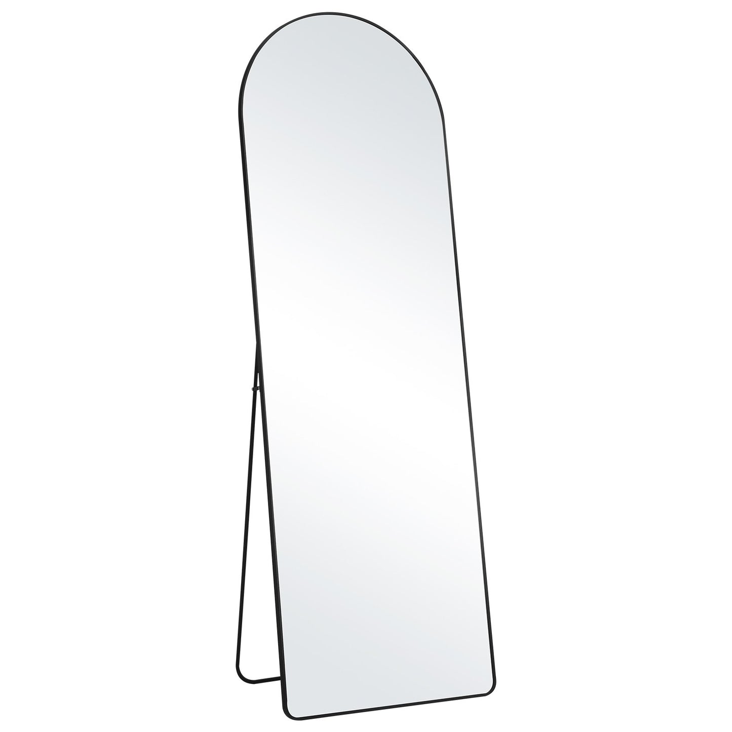 Gewölbter Ganzkörperspiegel 65'' x 22'' Ganzkörperspiegel stehend hängend