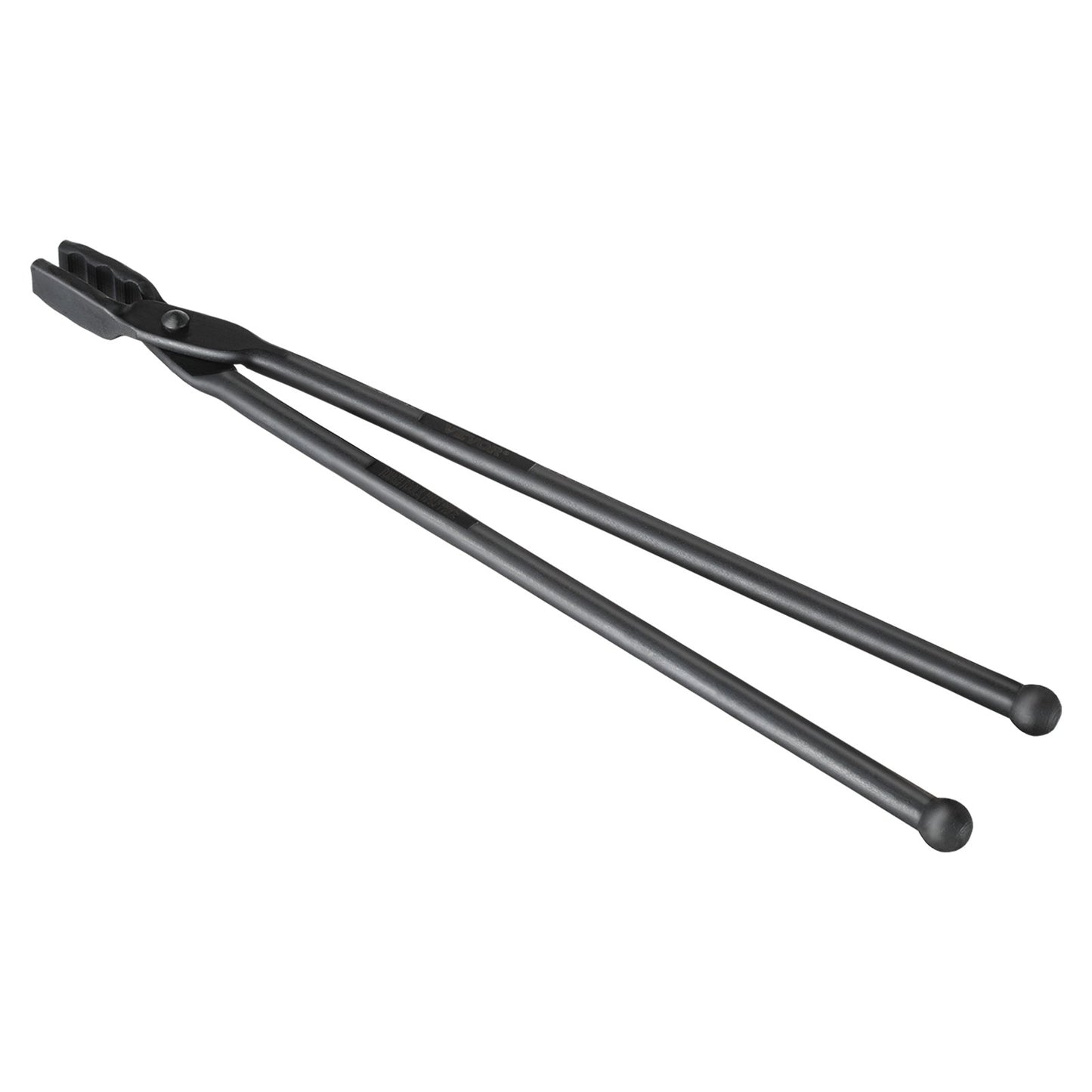 Blacksmith Tongs, 18” Wolf Jaw Tongs, Carbon Steel Forging Tongs with A3 Steel Rivets, for Horseshoes, Curved Shapes, Block Forging, for Beginners and Experienced Blacksmiths and Bladesmiths