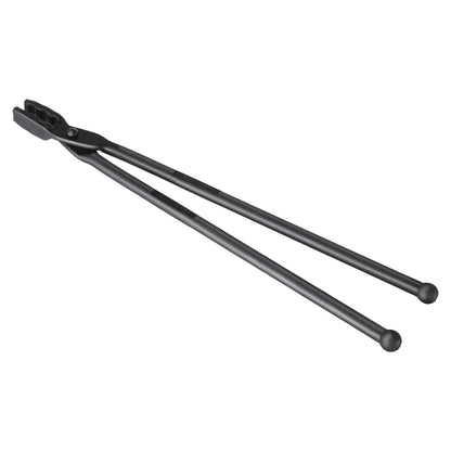 Blacksmith Tongs, 18” Wolf Jaw Tongs, Carbon Steel Forging Tongs with A3 Steel Rivets, for Horseshoes, Curved Shapes, Block Forging, for Beginners and Experienced Blacksmiths and Bladesmiths