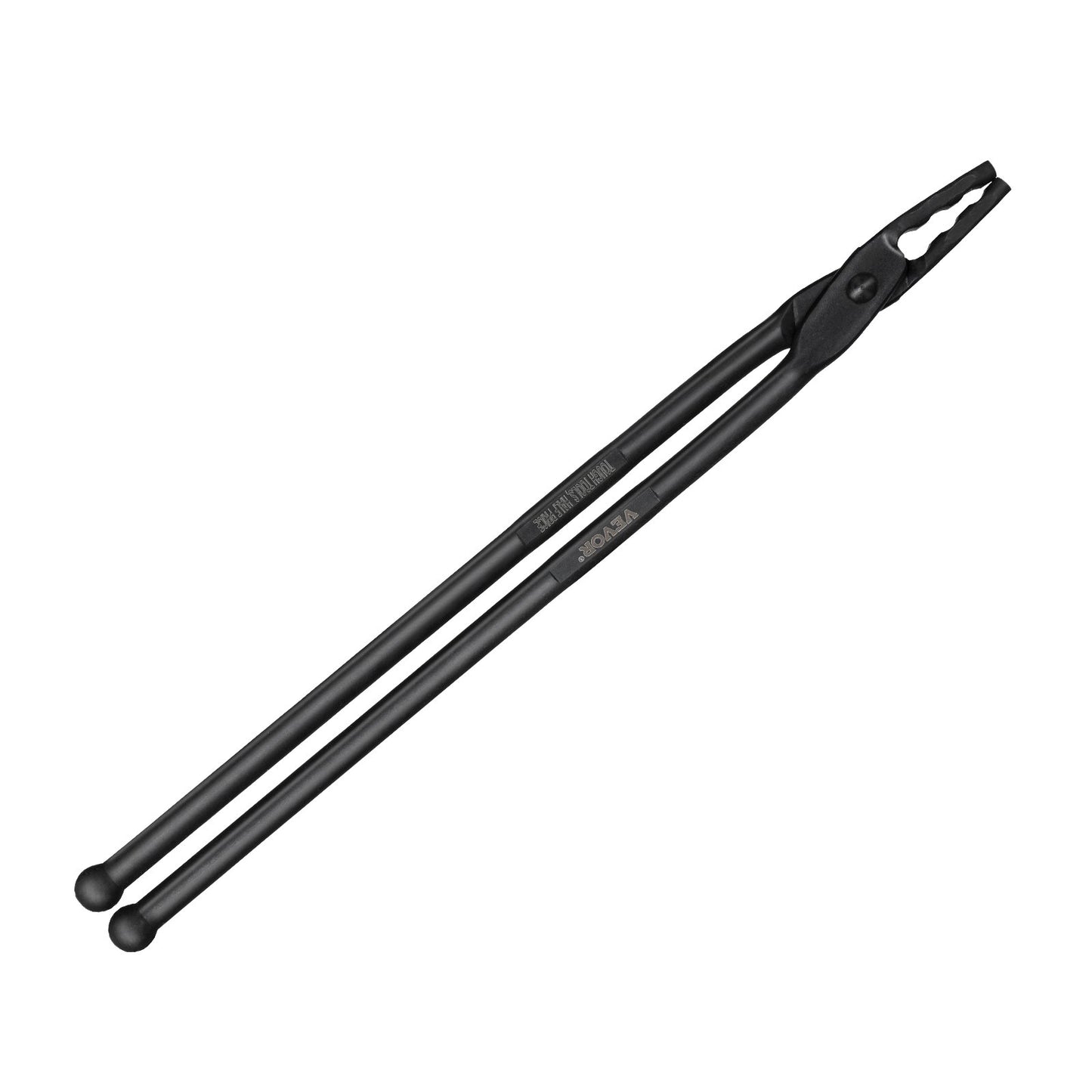 Blacksmith Tongs, 18” Wolf Jaw Tongs, Carbon Steel Forging Tongs with A3 Steel Rivets, for Horseshoes, Curved Shapes, Block Forging, for Beginners and Experienced Blacksmiths and Bladesmiths