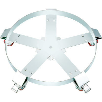 55 Gallon Heavy Duty Drum Dolly, 1250lbs lastkapacitet, Barrel Dolly Cart Drum Caddy, Non Tipping Hand Truck Kapacitet Dollies med stålram 5 svängbara hjul hjul, för lagertrumhantering