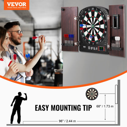 Dartboard und Cabinet Set komplett mit allem Zubehör Einfache Montage