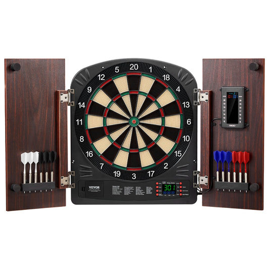 Dartboard and cabinet Set complete with all accessories Easy assembly