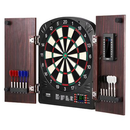 Dartboard und Cabinet Set komplett mit allem Zubehör Einfache Montage