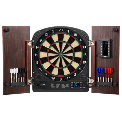 Dartboard und Cabinet Set komplett mit allem Zubehör Einfache Montage