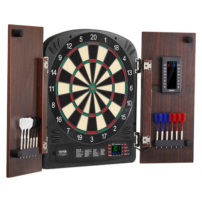 Dartboard und Cabinet Set komplett mit allem Zubehör Einfache Montage