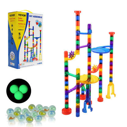 Marble Run Set 110PCS Building STEM Toy Educational Blocks Gift for Kids