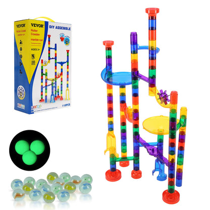Marble Run Set 110PCS Building STEM Toy Educational Blocks Gift for Kids