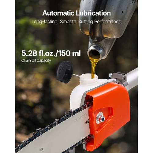 Petrol Pole Saw 33CC 2-Stroke Cordless Tree Trimmer 8" Bar | EU