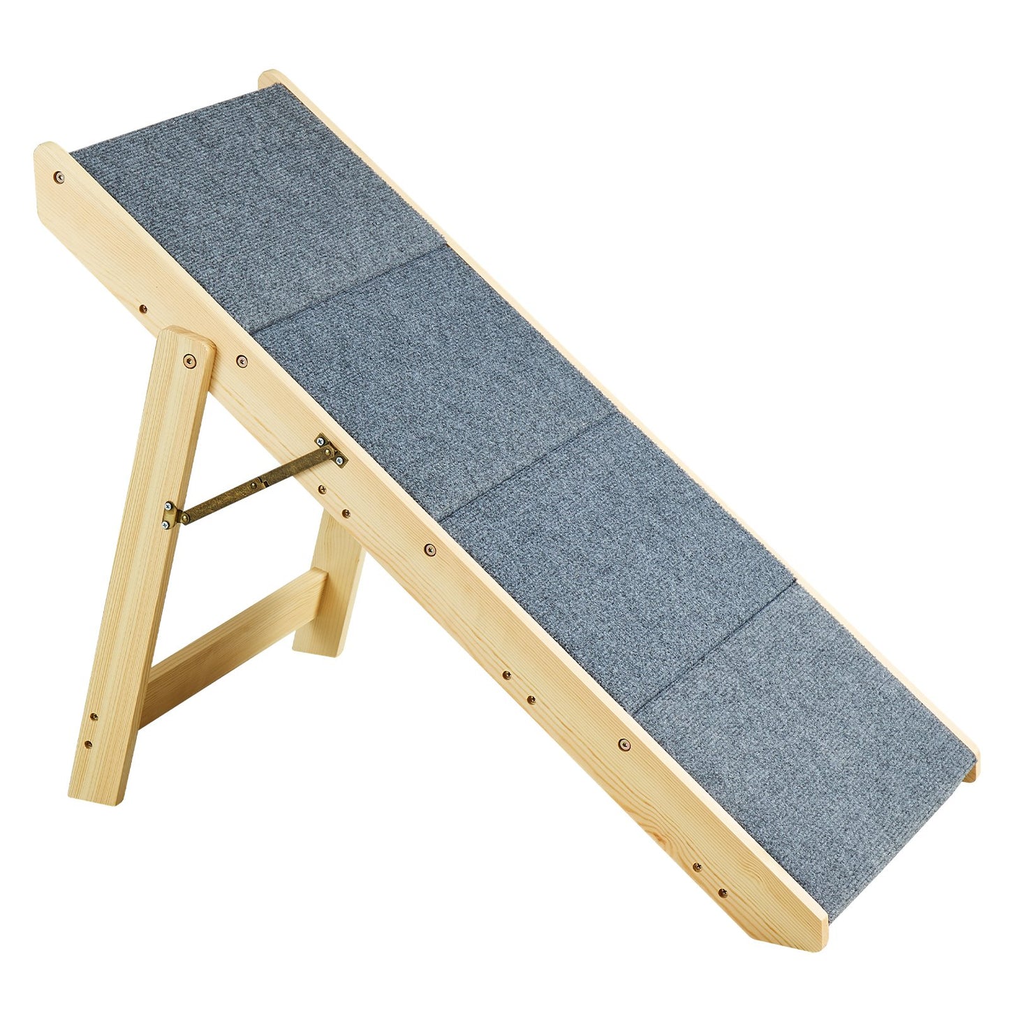 Haustiertreppe aus Holz mit 4 Stufen, 2-in-1, faltbare Hundetreppe, 150 lbs