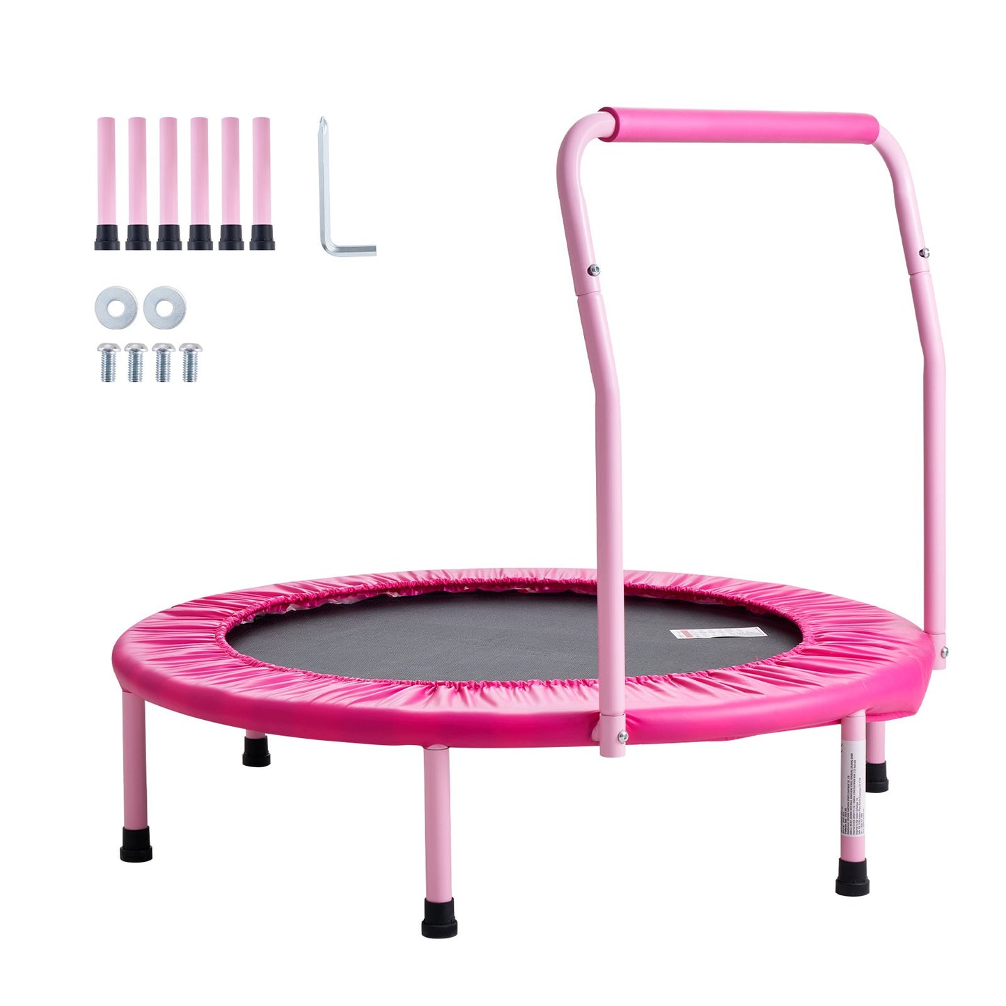 36" trampoline for kids foldable mini trampoline for toddlers indoor outdoor