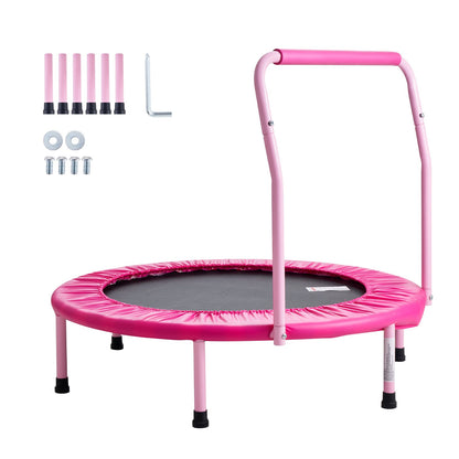 36" trampoline for kids foldable mini trampoline for toddlers indoor outdoor