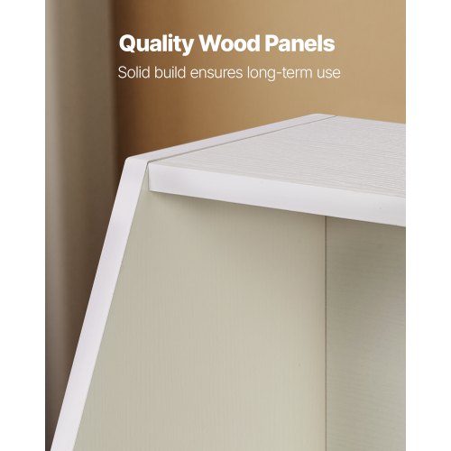 Leksaksförvaring, Träbokhylla för barn med förvaring, Leksaksskåp med 2 mobila lådor, Förvaringsorganisatör för barnrum, barnrum, vardagsrum, entré, förskola, vit |  EU