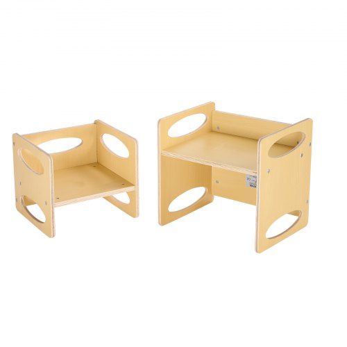 Avvänjningsbord och stolset Montessori Kids Aktivitetsbord och stol Trä