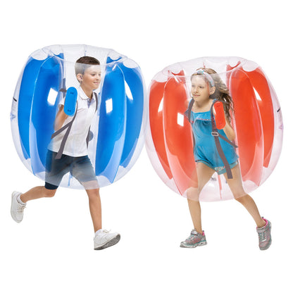 Inflatable Bumper Balls 2-Pack, 3FT/0.9M Body Sumo Zorb Balls for Kids and Teens, Durable PVC Human Hamster Bubble Balls for Outdoor Team Play, Bumper Bopper Toys for Playground, Garden, Park