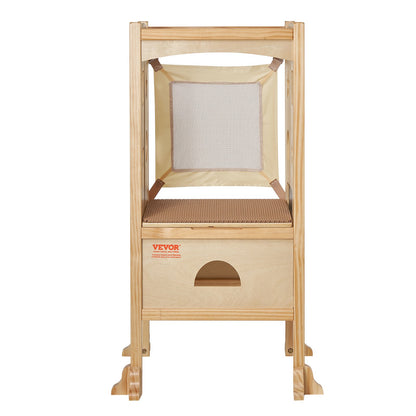 Foldable Tower Step Stool for Toddlers Children 3-Level Height 125 LBS Loading