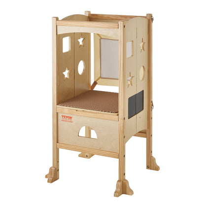 Foldable Tower Step Stool for Toddlers Children 3-Level Height 125 LBS Loading