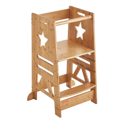 Turm-Tritthocker für Kleinkinder, 3-stufig, höhenverstellbar, 158 kg belastbar