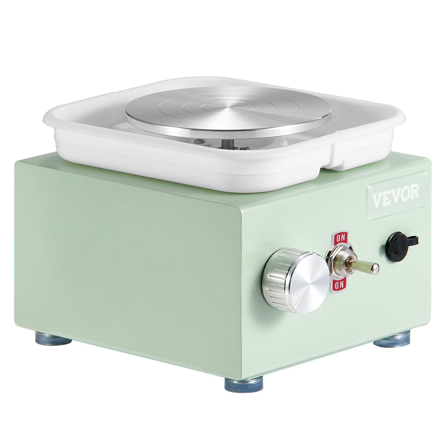 Mini Keramikhjul Elektrisk keramisk hjulmaskin 0-320RPM Hastighet Grön