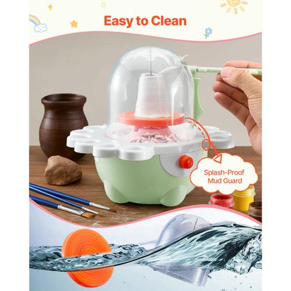 Mini Keramikhjul Elektrisk Lerhjul för Barn 50 mm och 80 mm Vändskivor |  EU