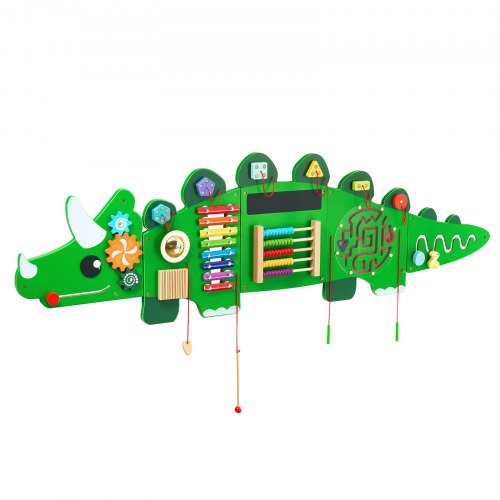 Dinosaur Activity Wall Busy Board with Panels 11 Activities Sensory Wall Panel | EU