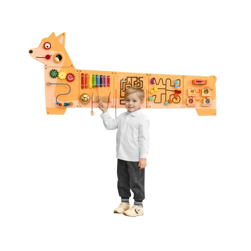 Puppy Activity Wall Busy Board with Panels 12 Activities Sensory Wall Panel | EU