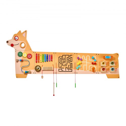 Puppy Activity Wall Busy Board with Panels 12 Activities Sensory Wall Panel | EU