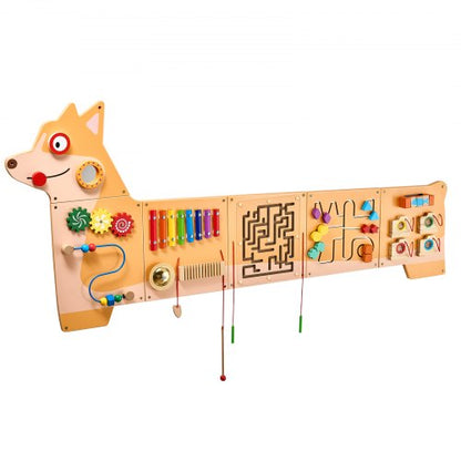 Puppy Activity Wall Busy Board with Panels 12 Activities Sensory Wall Panel | EU
