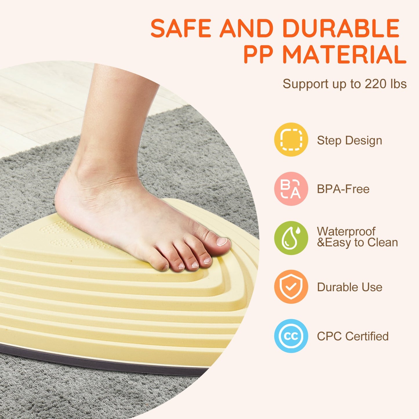 Kinder Balance Trittsteine Sensorischen Hindernisparcours 6 PCS Outdoor Indoor