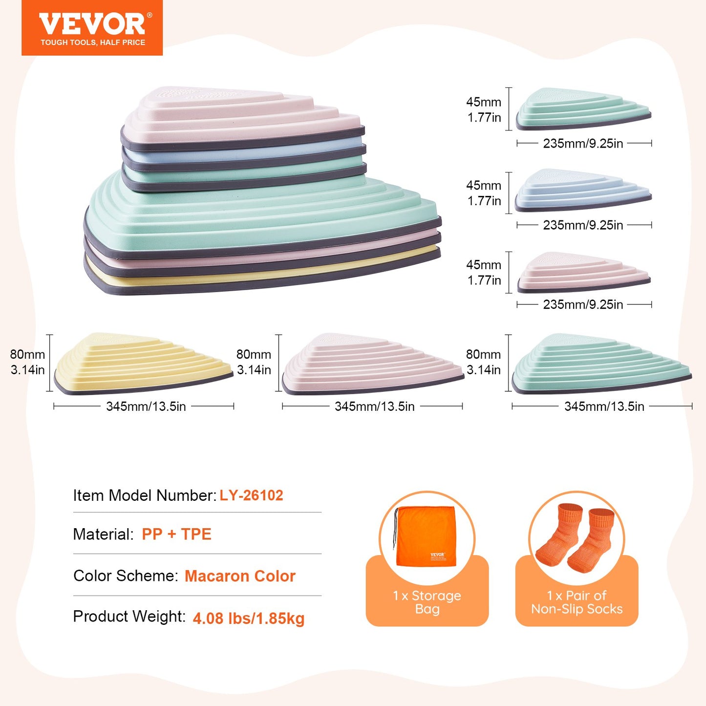 Kinder Balance Trittsteine Sensorischen Hindernisparcours 6 PCS Outdoor Indoor