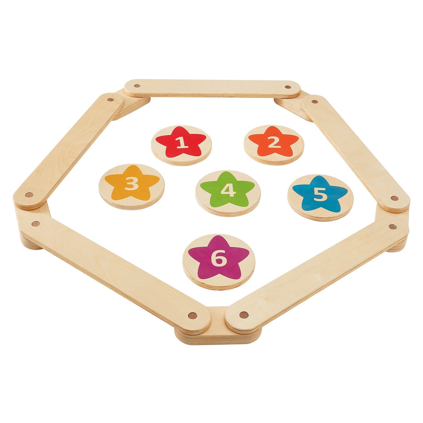 Kinder Schwebebalken Trittsteine Gymnastik Kinder Balance Board 6 PCS