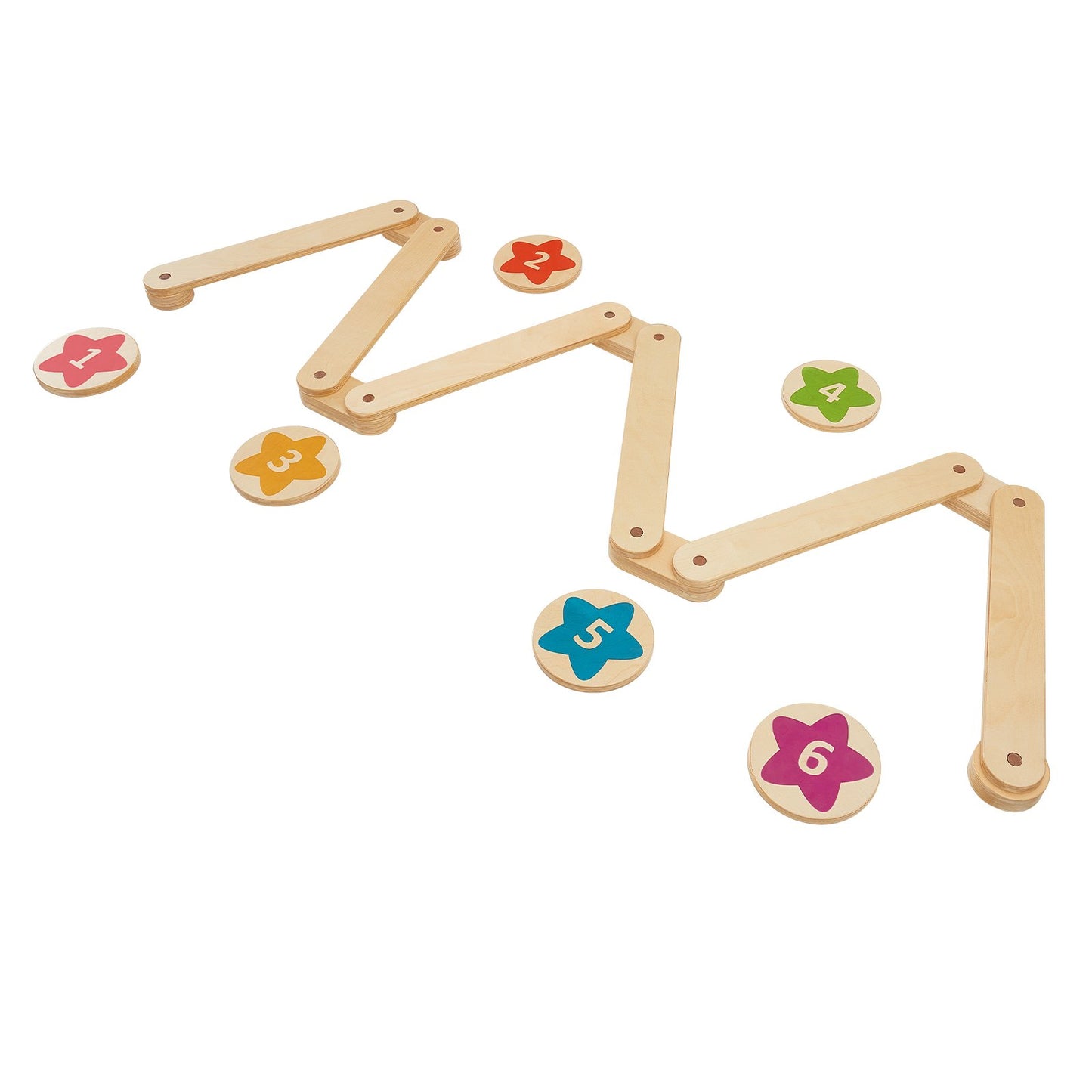 Kinder Schwebebalken Trittsteine Gymnastik Kinder Balance Board 6 PCS