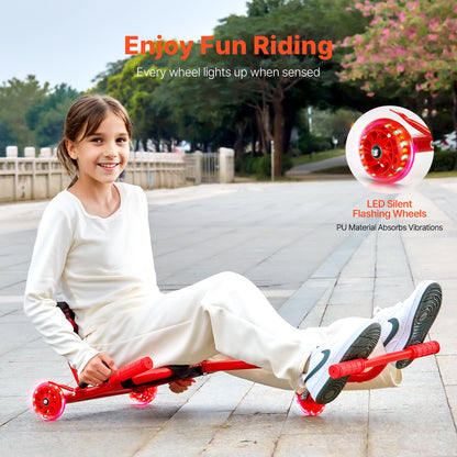 Ride on Scooter Drivs av Zig-Zag Motion Drift Cart för barn från 10 år