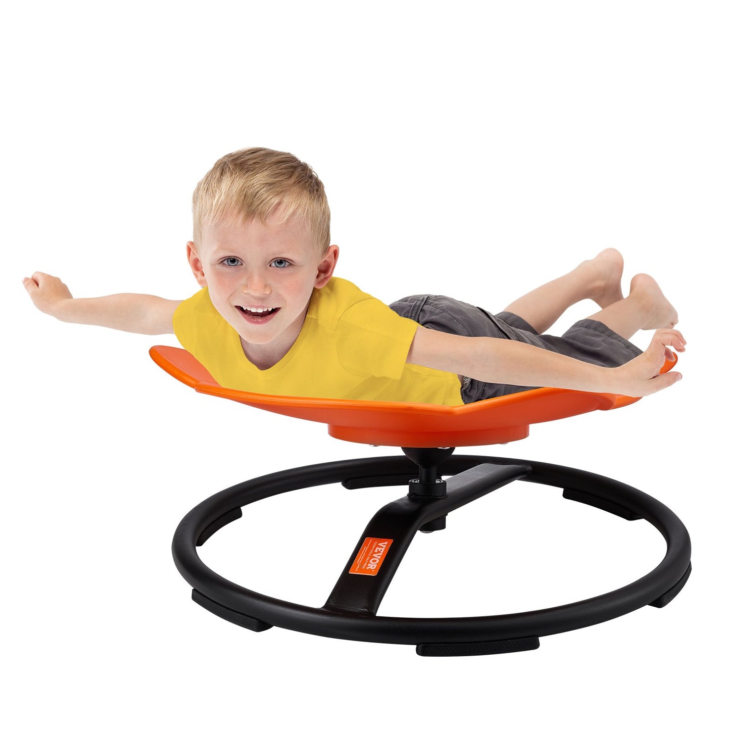 Elephant Kids Spinning Chair 220 lbs Sensory Swivel Chair Seat Orange