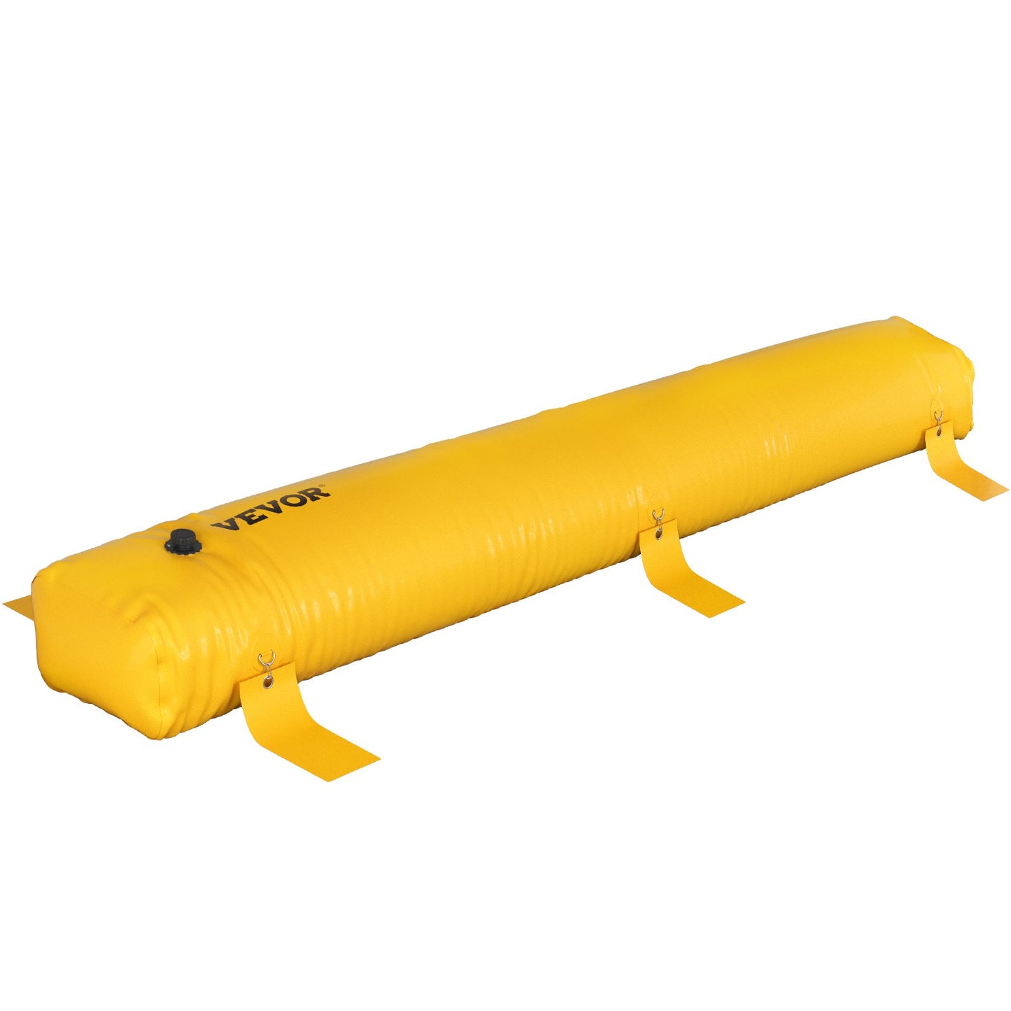 Hochwasserbarriere, 12 Fuß Länge x 12 Zoll Höhe, Sandsack-Alternative, Wasserbarriere gegen Überschwemmungen mit hervorragender wasserdichter Wirkung, wiederverwendbare PVC-Wasserabflussrohre, Hochwasserbarrieren für Haus, Tür, Garage