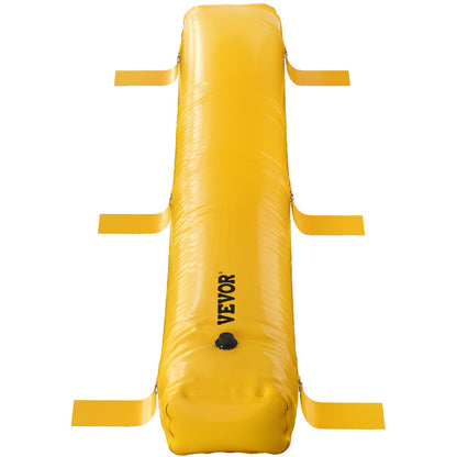 Hochwasserbarriere, 12 Fuß Länge x 12 Zoll Höhe, Sandsack-Alternative, Wasserbarriere gegen Überschwemmungen mit hervorragender wasserdichter Wirkung, wiederverwendbare PVC-Wasserabflussrohre, Hochwasserbarrieren für Haus, Tür, Garage