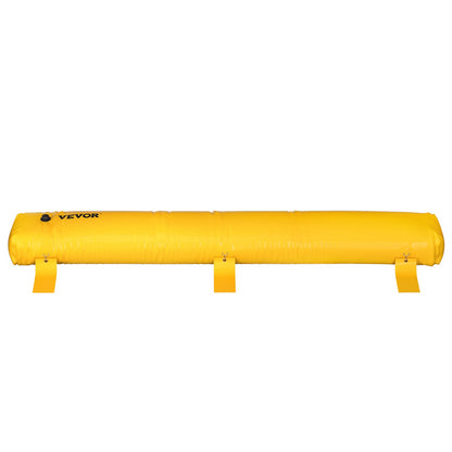 Hochwasserbarriere, 12 Fuß Länge x 12 Zoll Höhe, Sandsack-Alternative, Wasserbarriere gegen Überschwemmungen mit hervorragender wasserdichter Wirkung, wiederverwendbare PVC-Wasserabflussrohre, Hochwasserbarrieren für Haus, Tür, Garage