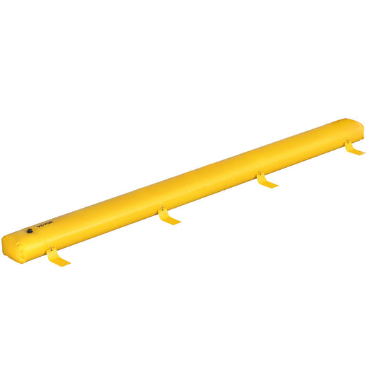 Flood Bag, 24 fot längd x 12 i höjd, återanvändbara PVC vattenavledningsrör, lätt med utmärkt vattentät effekt Används för dörröppningar, garage, gul