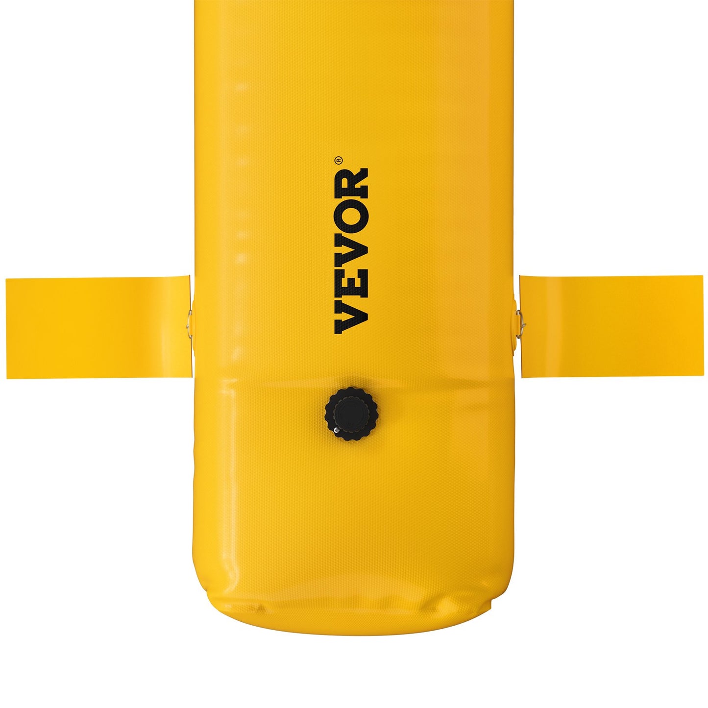 Flood Bag, 24 fot längd x 12 i höjd, återanvändbara PVC vattenavledningsrör, lätt med utmärkt vattentät effekt Används för dörröppningar, garage, gul