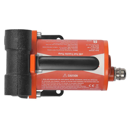 Fuel Transfer Pump 12V 8 GPM 1/5 HP Diesel Pump with Automatic Fuel Nozzle