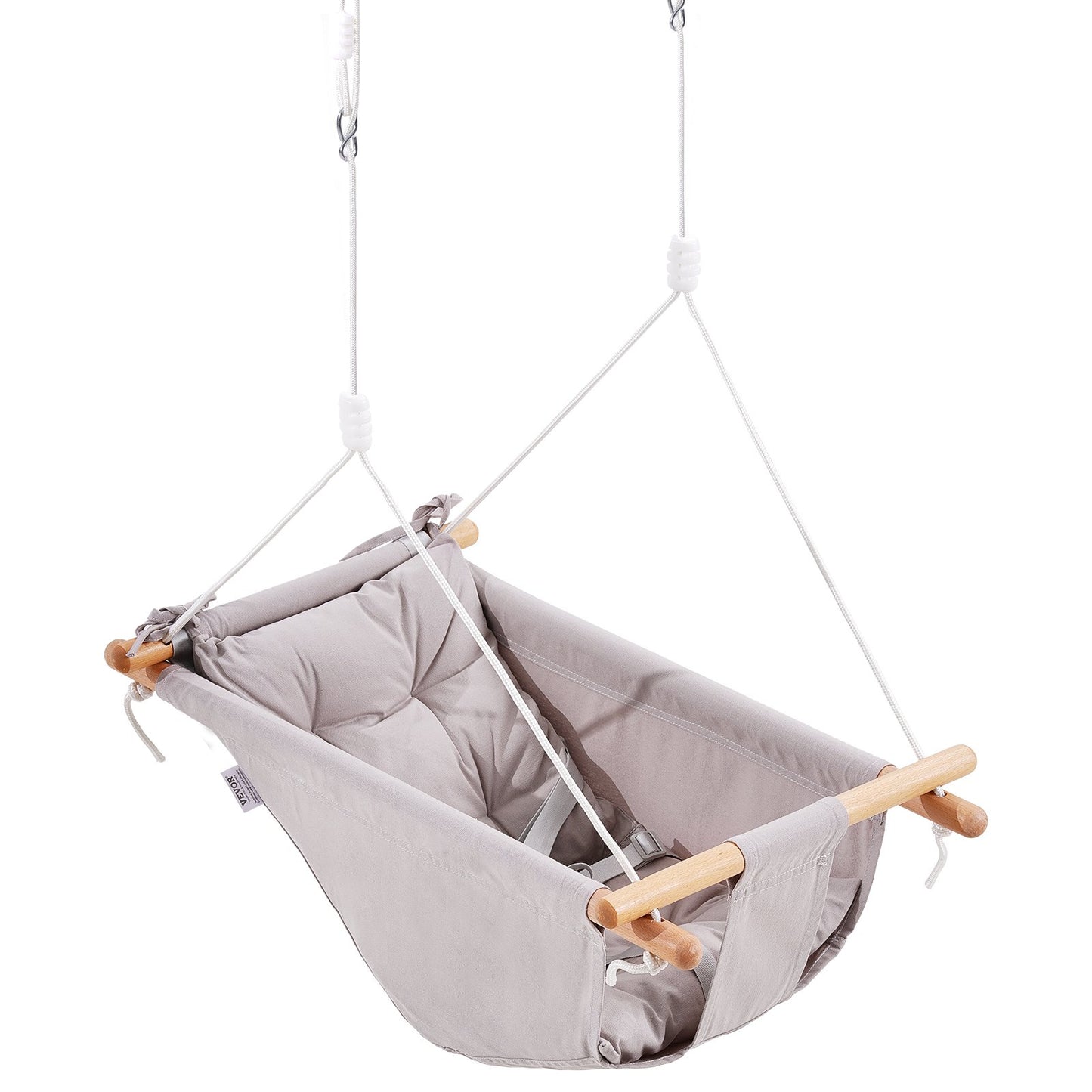 Canvas Hammock Swing 3 Positions Baby Swing 5-Point Harness Indoor Outdoor