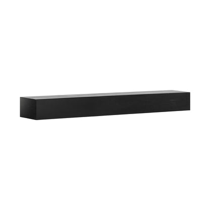 Kamin Mantel Trähylla Flytande Rustik Kamin Mantel 48" Espresso