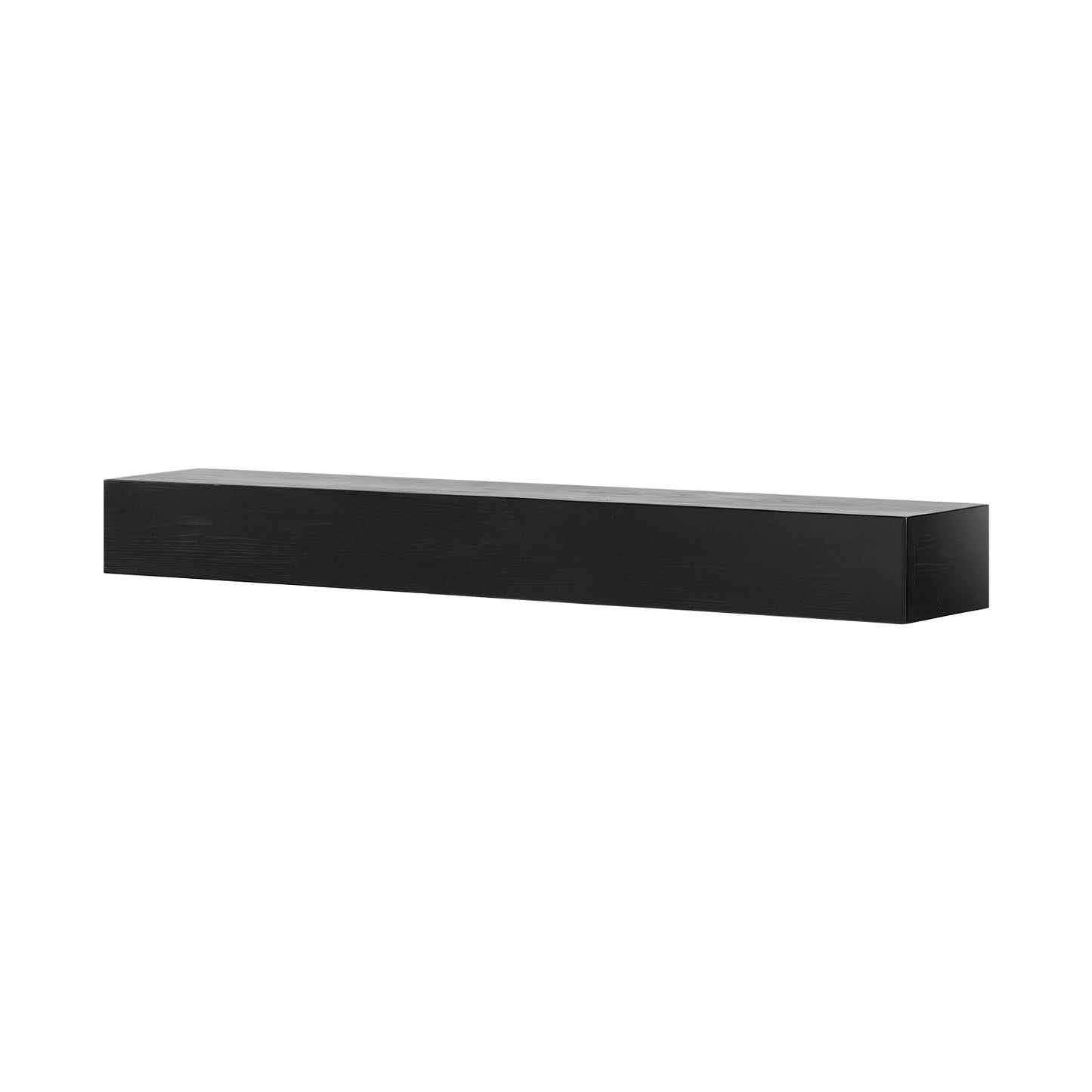 Kamin Mantel Trähylla Flytande Rustik Kamin Mantel 48" Espresso