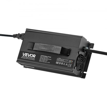 36V 18A litiumbatteriladdare 43.8V AC-DC LiFePO4 smart laddare för husbil