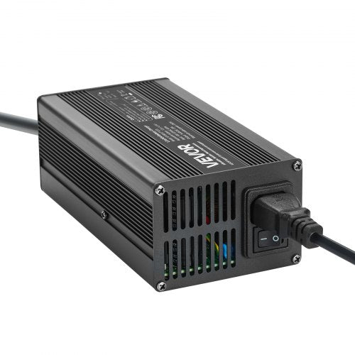 36V 18A litiumbatteriladdare 43.8V AC-DC LiFePO4 smart laddare för husbil